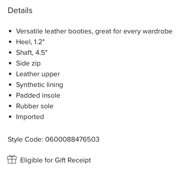 Lucky Brand Basel Leather Booties - Picture 7 of 7